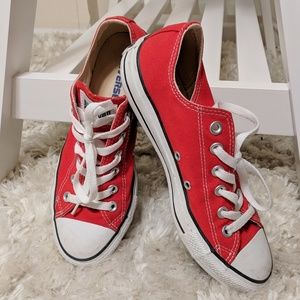 Red Converse Womens Size 8